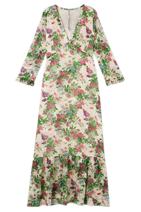 DEBORAH DEVORE MAXI DRESS CREAM 3