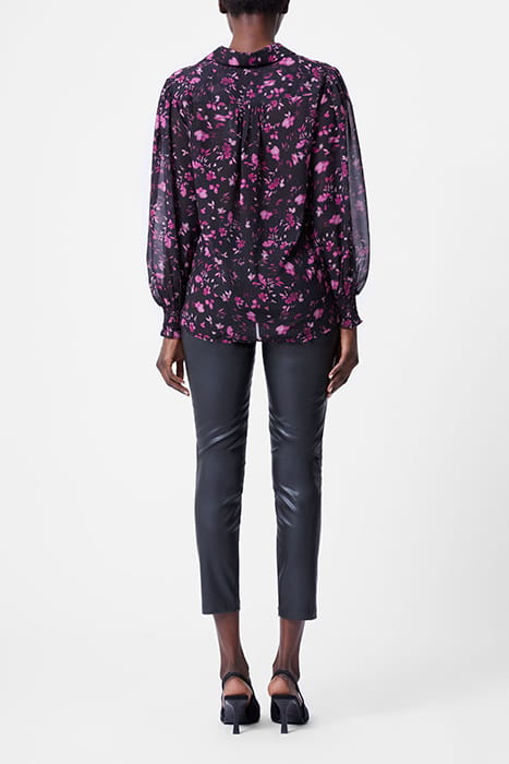 ADEN RUCHED CUFF TOP BLACK 2