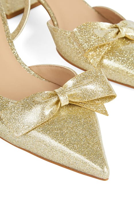 CADENCE BOW MULE GOLD 6