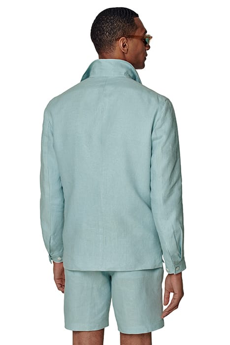 RELAXED FIT SHIRT-JACKET MINT BLUE 2