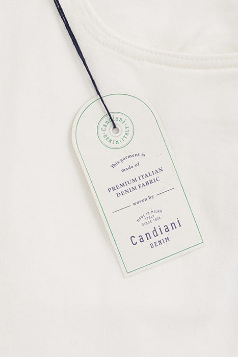AUSTIN SELVEDGE DENIM COTTON OFF WHITE 3