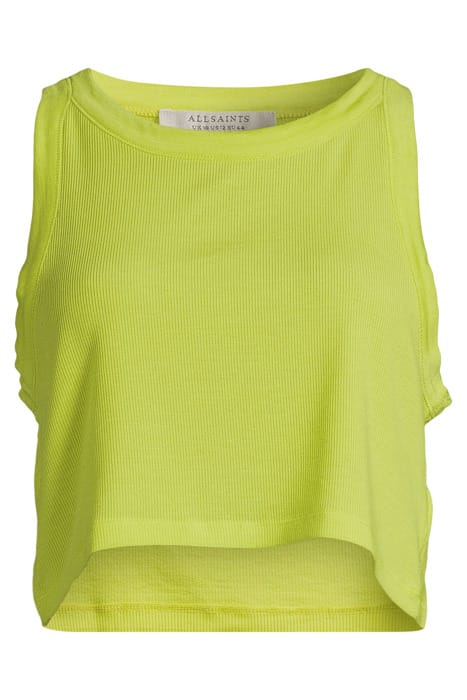 RINA CROPPED TANK ZEST LIME GREEN 3