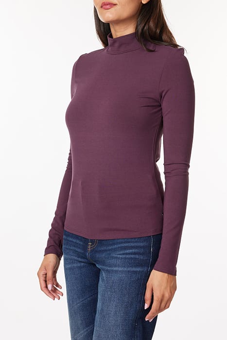 LONG SLEEVE MOCK NECK PLUM PERFECT 4