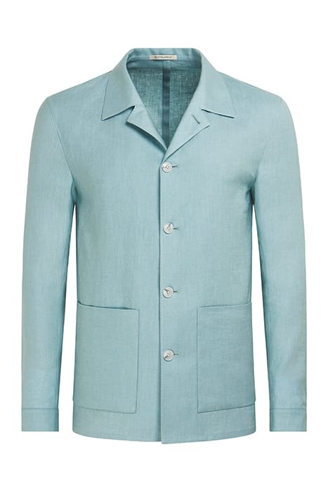 RELAXED FIT SHIRT-JACKET MINT BLUE 4