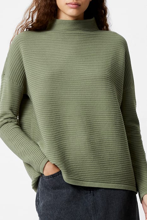 BABYSOFT LENA L/S HIGH NK JMPR KHAKI 3