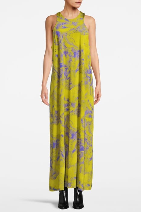 KURA INSPIRAL DRESS ZEST LIME GREEN 1