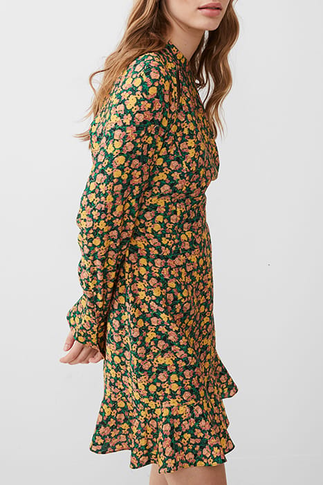 ALEEZIA FLAVIA TEXTURED DRESS GREEN 3