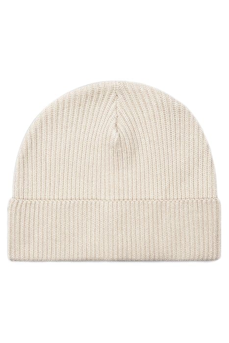 BEANIE ORGANIC COTTON-STRETCH OFF WHITE 1