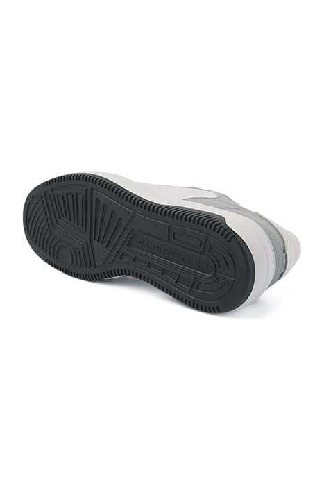 BASKET BUXTON (L) WHITE LEATHER - GREY 3