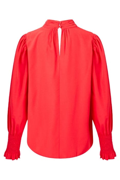 CREPE LIGHT KEYHOLE LS RED 2