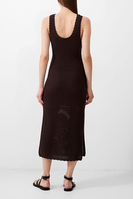 MOMO NELLIS CROCHET DRESS BROWN 2