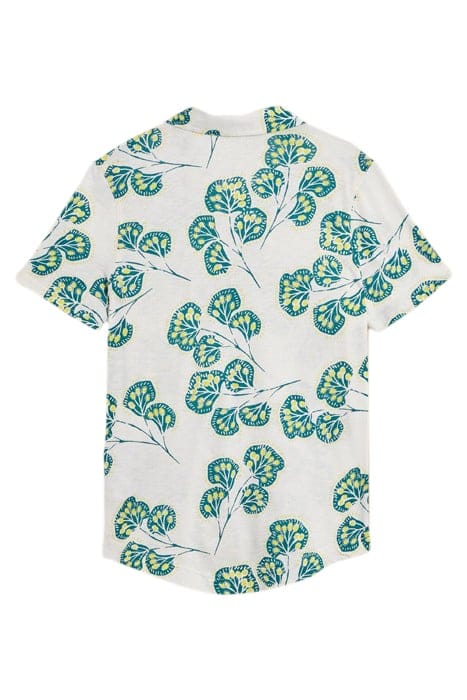 PENNY POCKET JERSEY SHIRT IVORY PRINTED 3