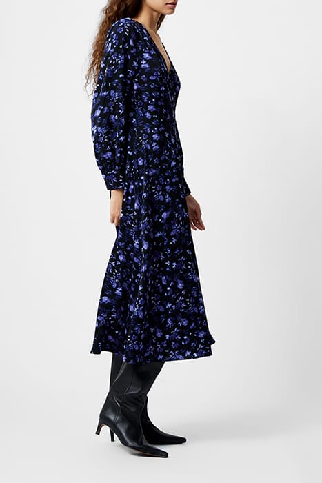 ADEN WRAP LS DRESS L MIDNIGHT 3