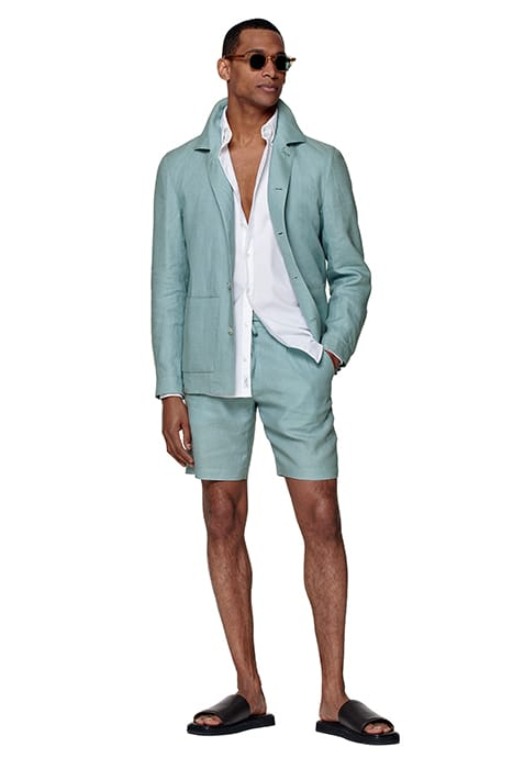 RELAXED FIT SHIRT-JACKET MINT BLUE 3