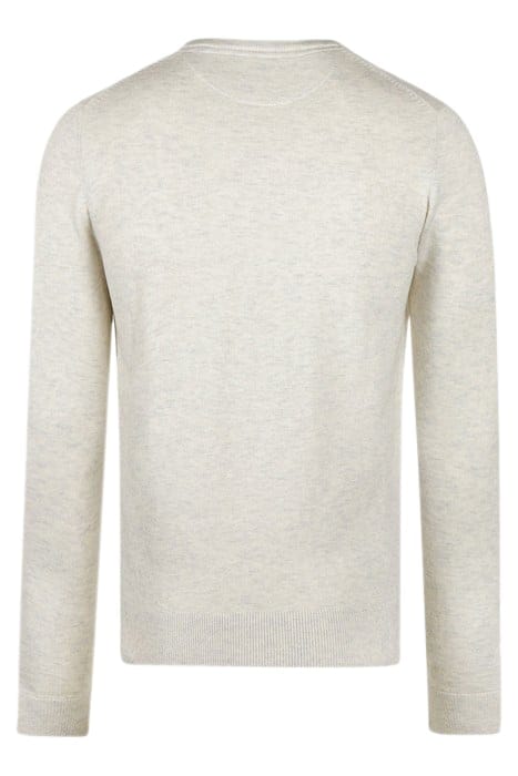 V-NECK SWEATER OFF WHITE 2