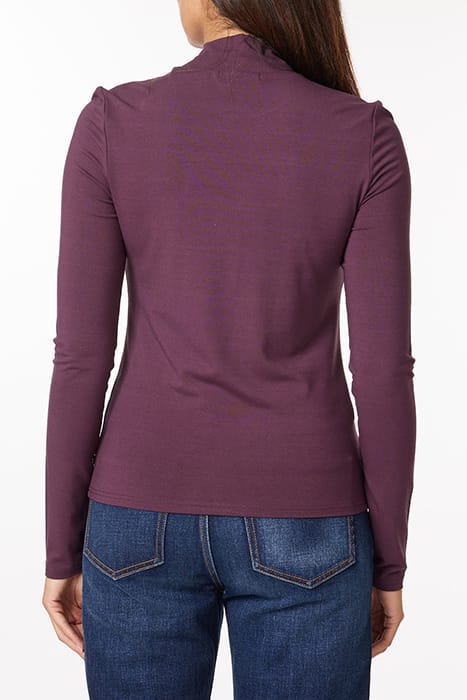 LONG SLEEVE MOCK NECK PLUM PERFECT 3