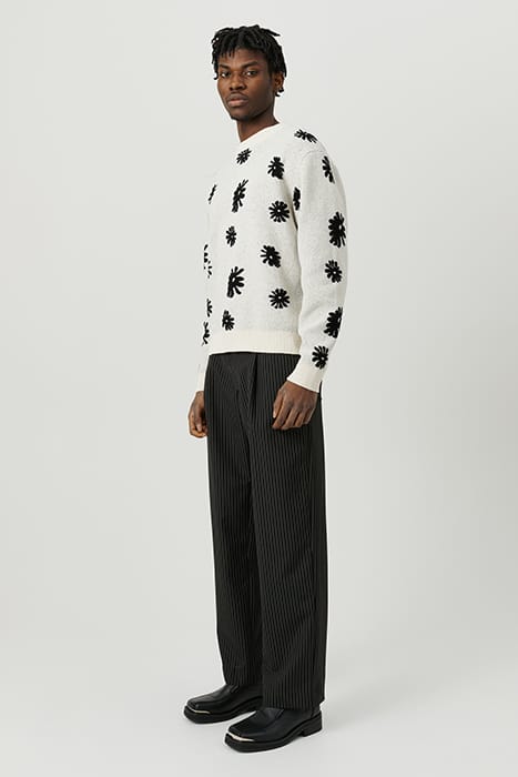 SUNNY CREWNECK SWEATER OFF WHITE MULTI 4