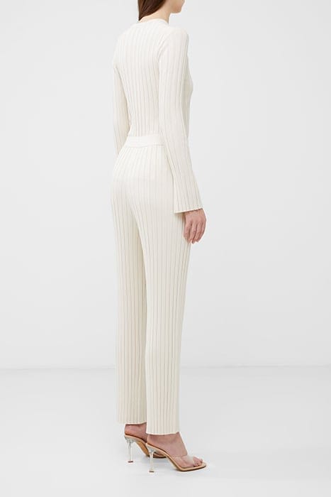 MINAR PLEATED TROUSER WHITE 3
