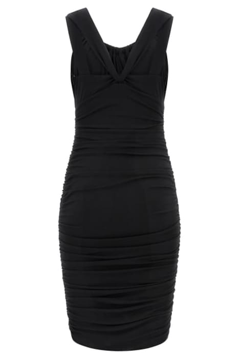 MARCIANO BY GUESS MARA GATHERED DRESS JET BLACK 6
