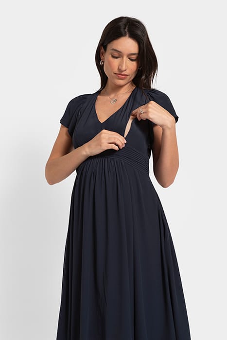 MATERNITY MINI DRESS BLUE 5