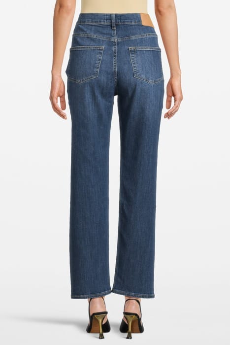 HIGH RISE STRAIGHT JEAN BLACK 2