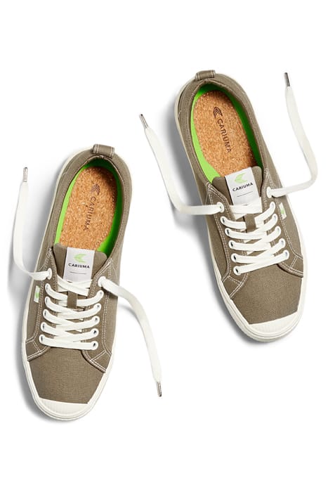 UNISEX OCA LOW BURNT SAND CANVAS CONTRAST THREAD SNEAKER 5