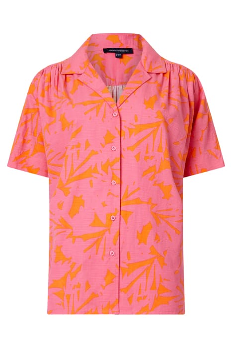 BIA ALANIA LYOCELL BLEND SHIRT ORANGE 3
