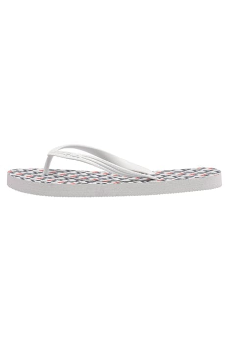 TROY LOGO SLIPPER WMN WHITE 1