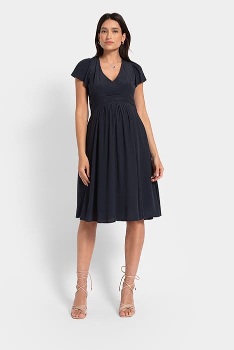 MATERNITY MINI DRESS BLUE 1