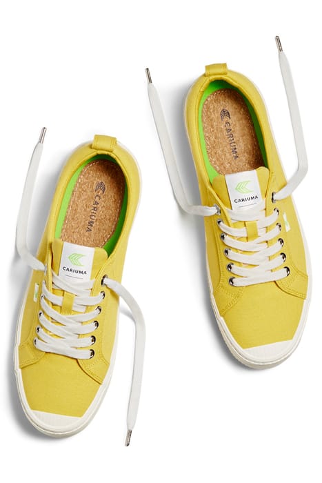 UNISEX OCA LOW YELLOW CANVAS SNEAKER 4