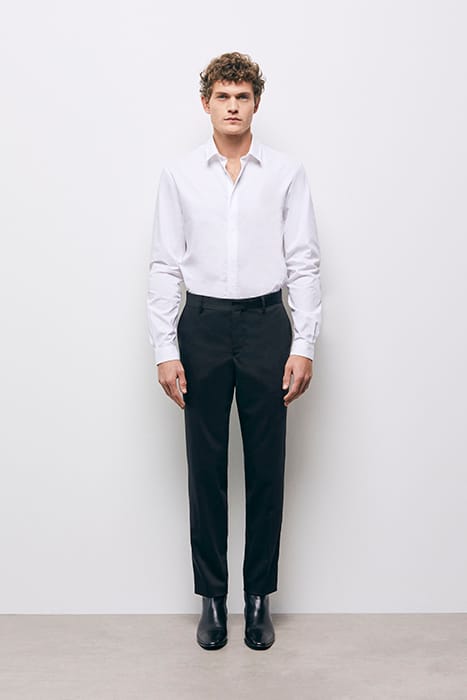 PANTALON COSTUME FORMELLE UNI NOIR BLACK 1