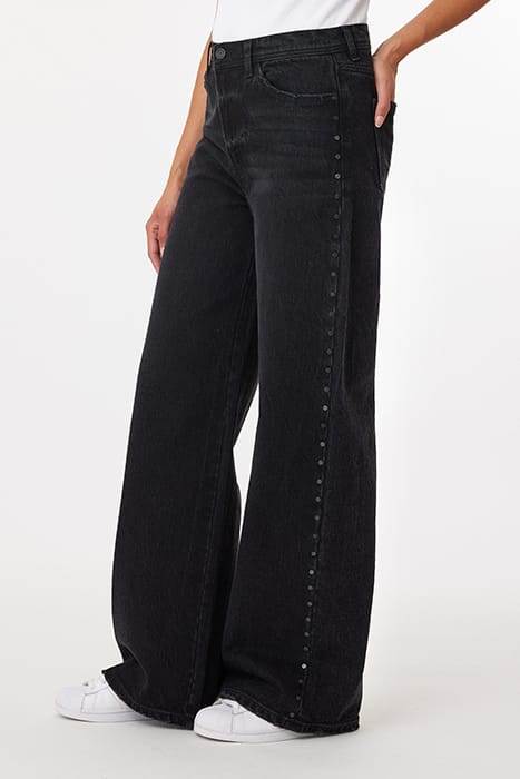 THE DAZE HIGHEST RISE WIDE LEG MIDNIGHT CHAOS 3