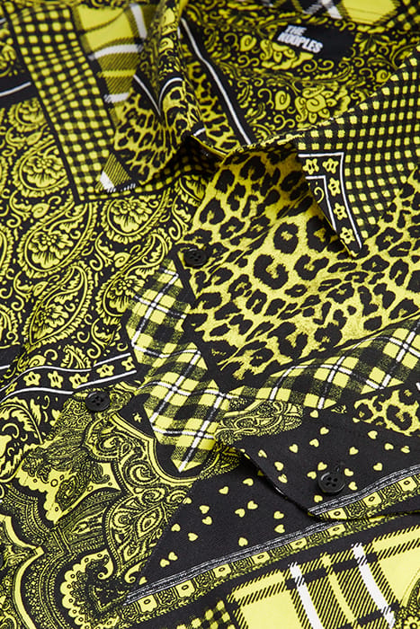 CHEMISE MANCHES LONGUES BLACK / YELLOW 7