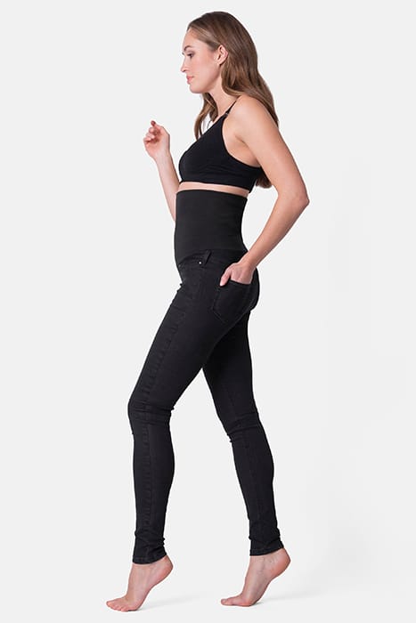 POST-MATERNITY JEANS BLACK 6