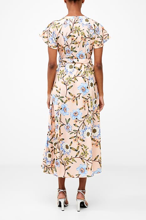 FLORAL BUTTON-THROUGH BELTED MIDI DRESS 2
