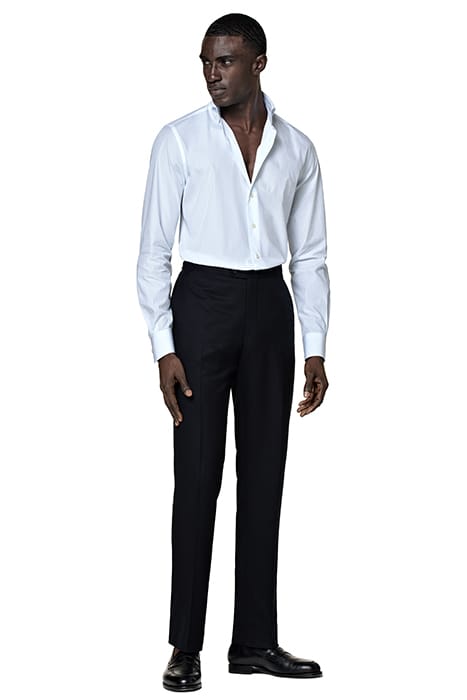 STRIPED POPLIN SLIM FIT SHIRT BLUE 5