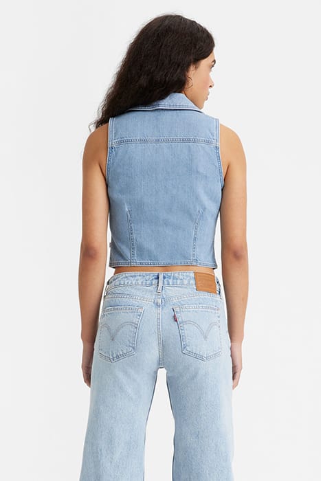 LILOU TANK TOP BLUE 2