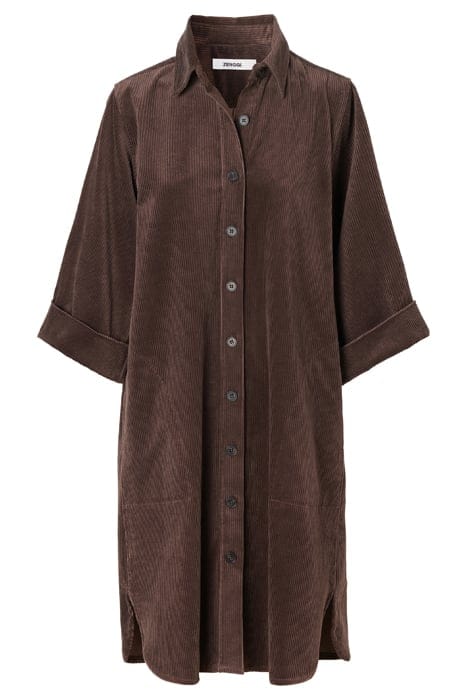 DOOR CORDUROY DRESS COFFEE 3