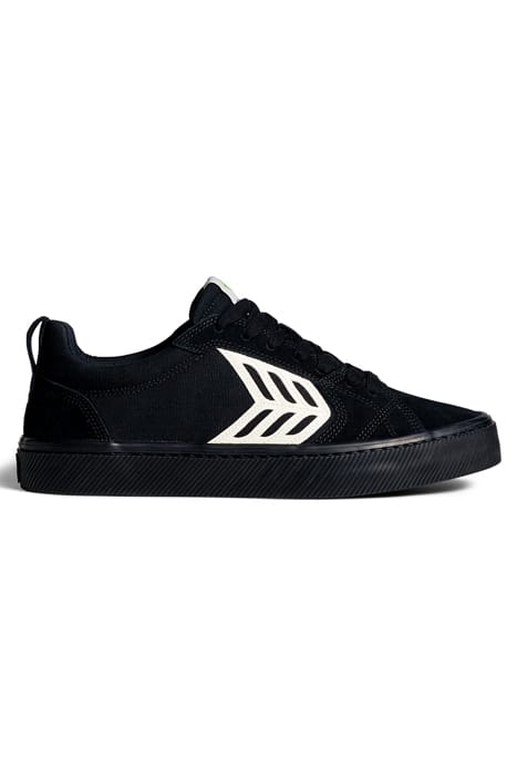 UNISEX CATIBA PRO SKATE ALL BLACK SUEDE AND CANVAS SNEAKER 1