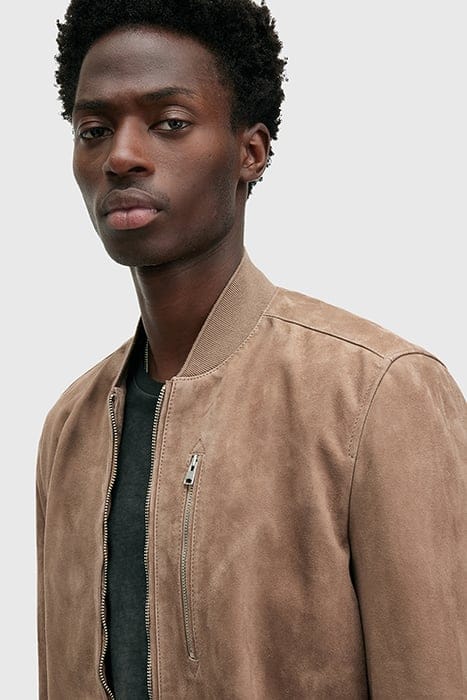 KEMBLE SUEDE BOMBER ACRE BROWN 6