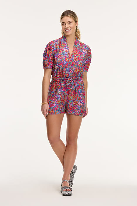 LADIES FRANCIS JUMPSUIT SICILIAN FLOWER PURPLE SICILIAN FLOW 3