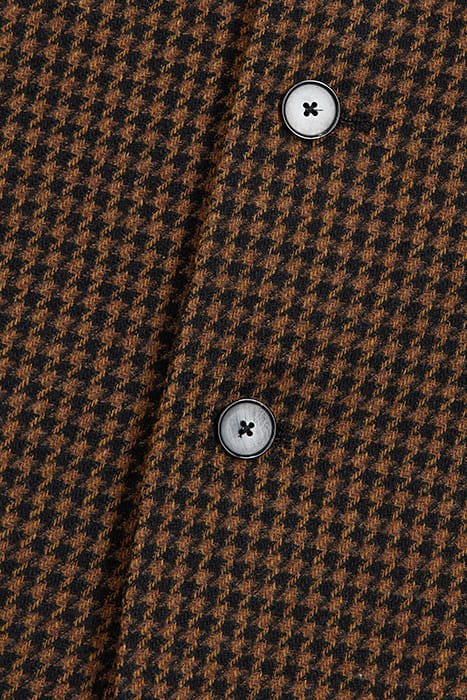 VESTE SEULE MOTIF PIED DE POULE BLACK BROWN 9