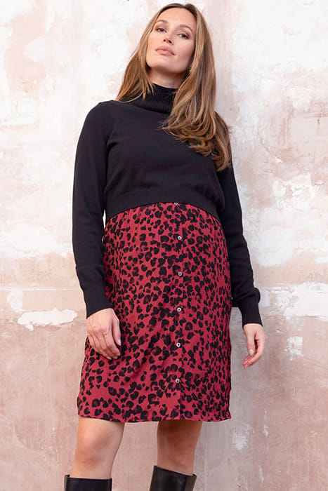 NURSING DRESS BLACK 1