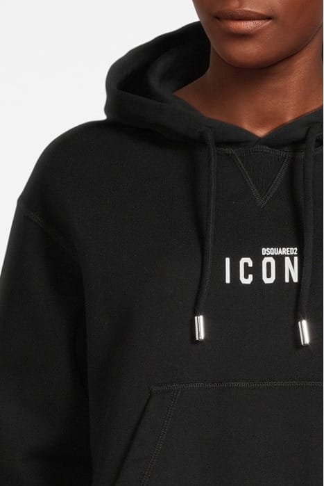 HOODIE ICON BLACK 3