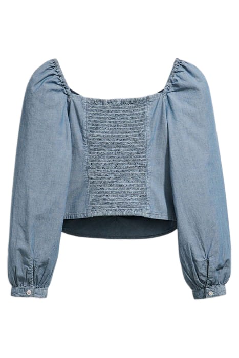 LIVIE BLOUSE BLUE 4