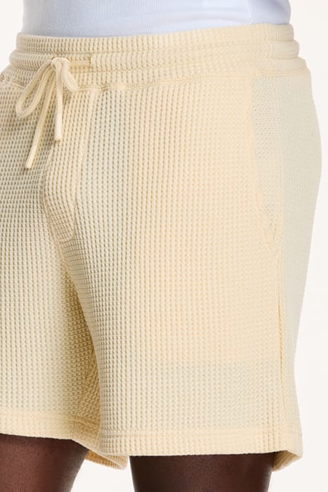 MEN OSCAR WAFFLE STRUCTURE SHORTS LIGHT BEIGE 7