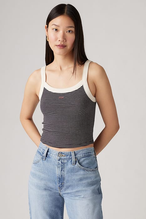 ESSENTIAL TANK TOP BLACK 1