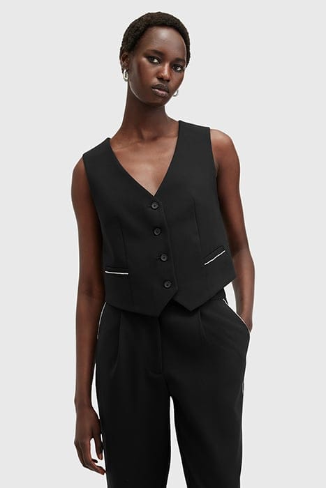 ATLAS KRYS WAISTCOAT BLACK | Online Outlet | Otrium