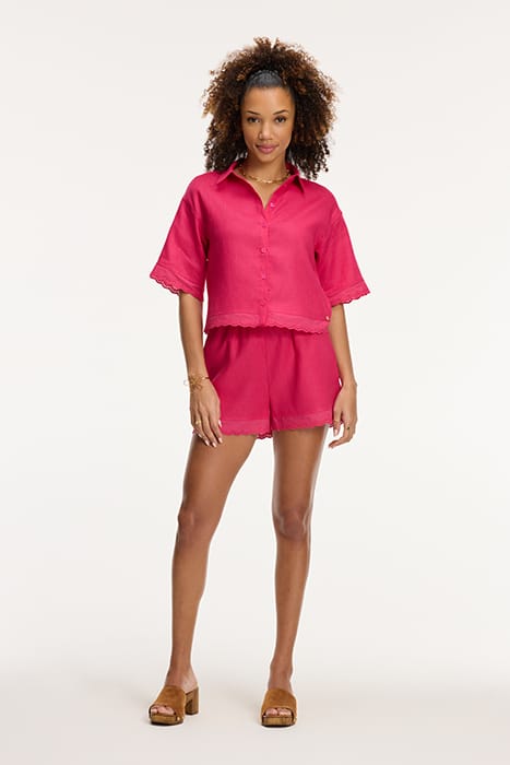 LADIES EMILY BLOUSE PARROT PINK 3