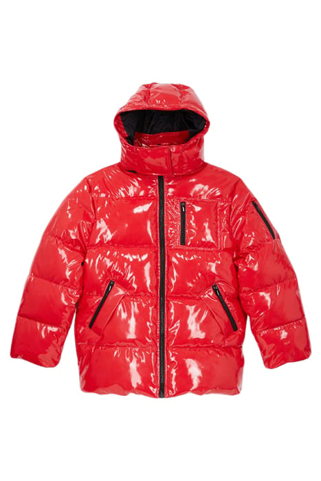 OVERSIZE DOWN JACKET RED 5